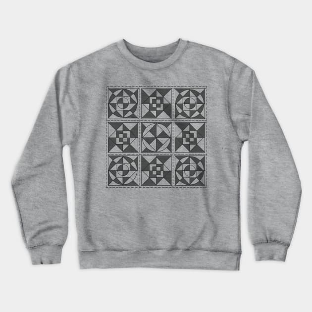 Random Pattern Crewneck Sweatshirt by Aine Creative Designs